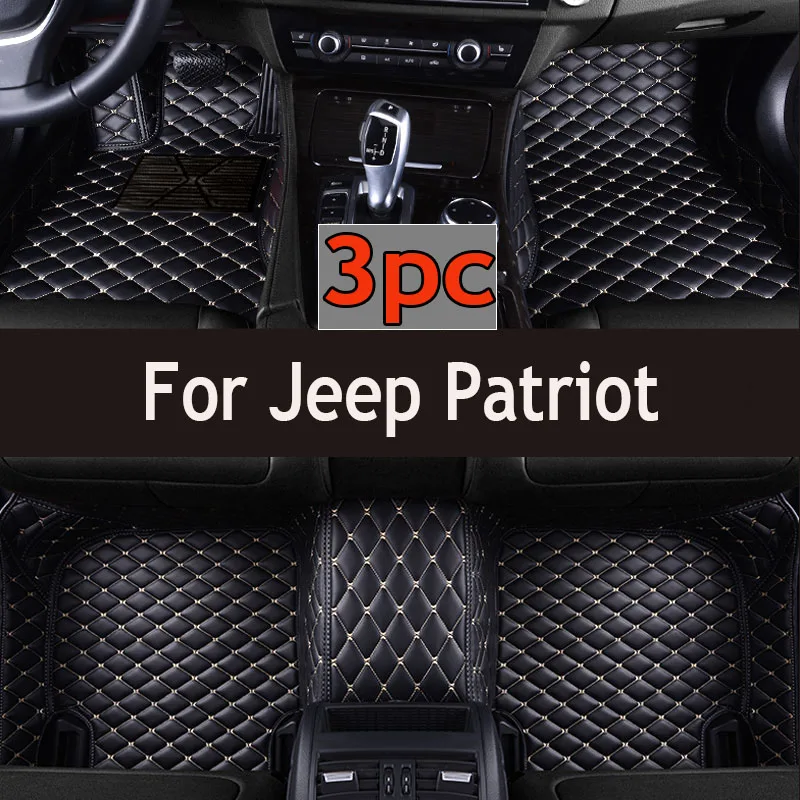 

Автомобильный роскошный кожаный коврик на заказ для Jeep Patriot 2009 2010 2011 2012 2013, автомобильный коврик, полный комплект, женские водонепроницаемые аксессуары