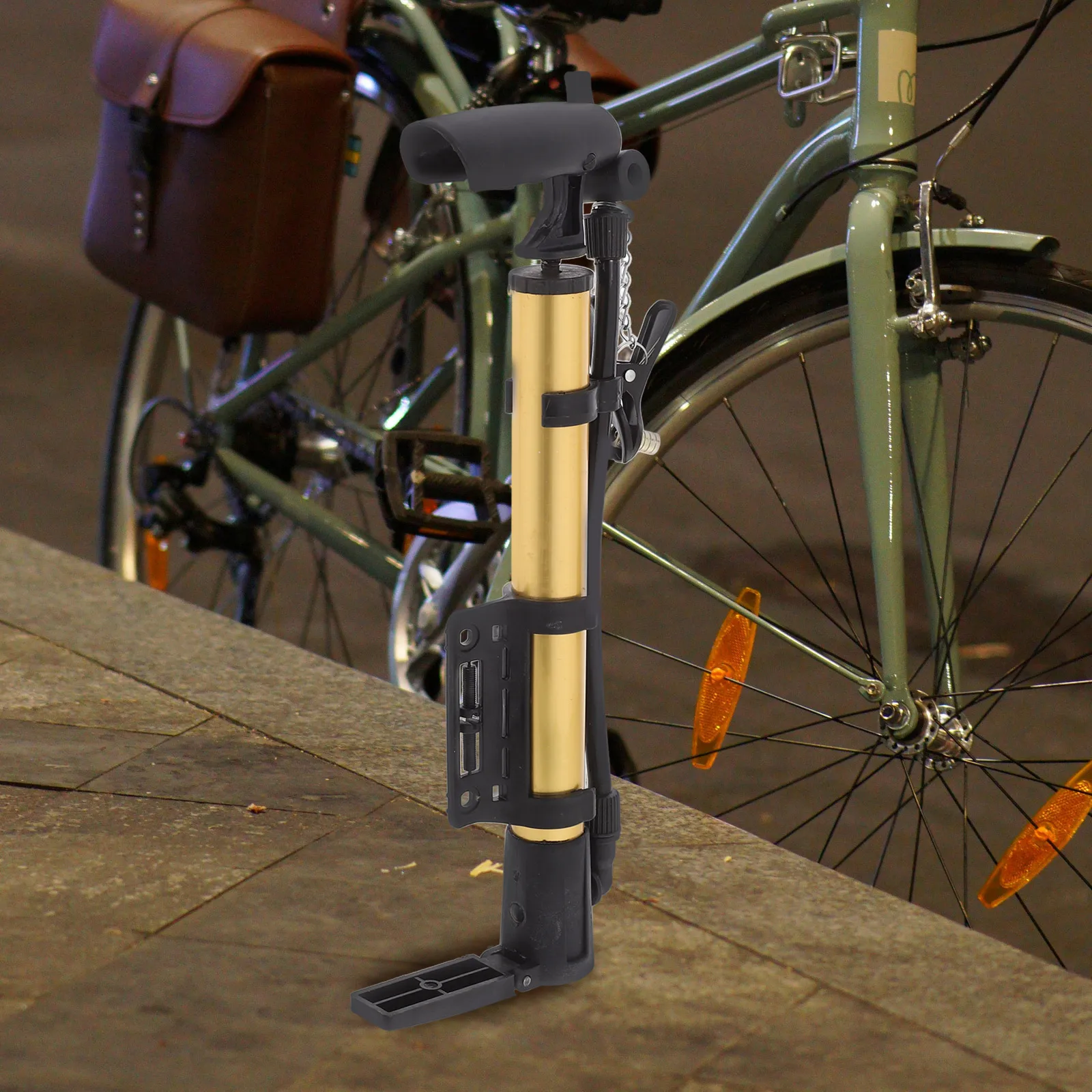 

Portable Air Pump Bike Inflation for Cycling Supply Electric Car Bicycle Aluminum Alloy Tire