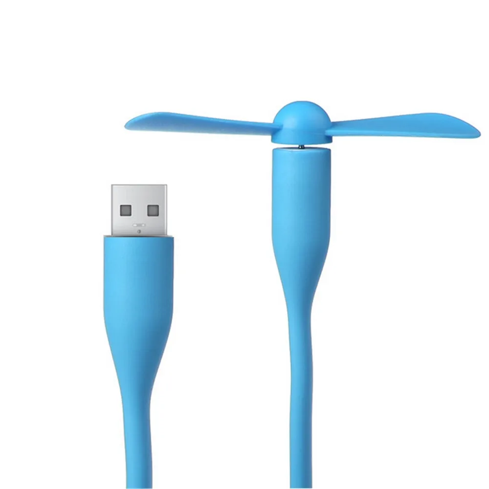 USB Fan Flexible portable removable USB Mini Fan For all Power Supply USB Output