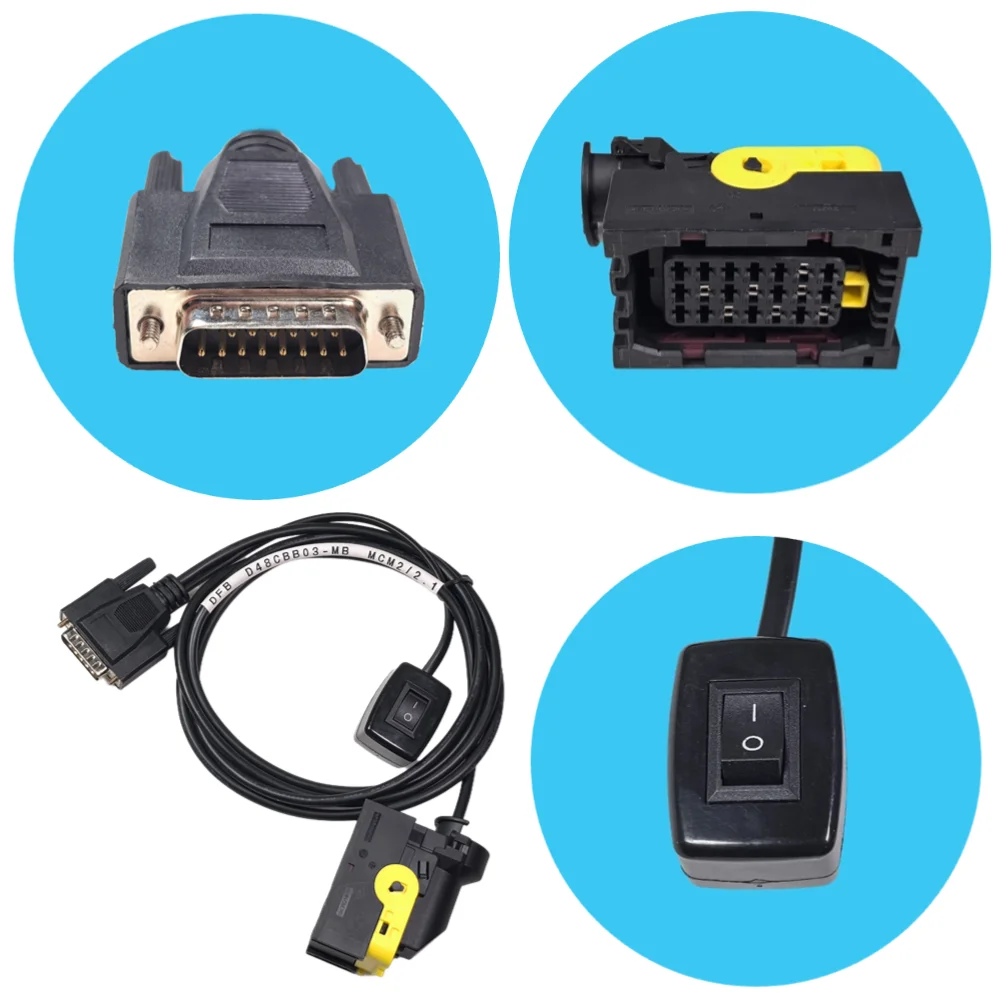 For Mercedes-Benz Truck D48CBB03 New ECU Bench Cable For mb MCM2/2.1 K+CAN Connect ECU And Diagnostic Tool Adapter Cable