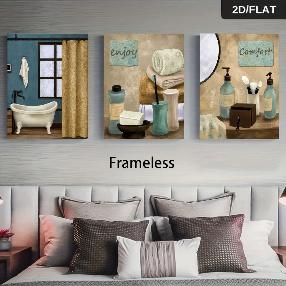 1 ensemble de peintures décora - Home Bathroom Plan avis et prix