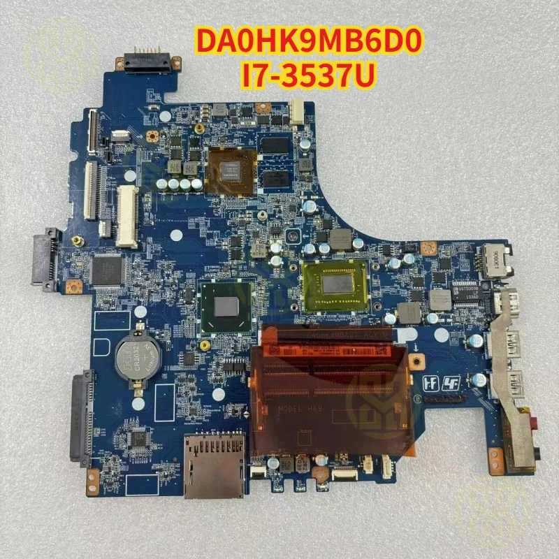 Placa Base para Portátil DA0HK9MB6D0 para Sony Vaio SVF1521 SVF1521C5E SVF1521C4E SVF1521T4E SVF1521W4E, I7-3537U A1961832A GT740M