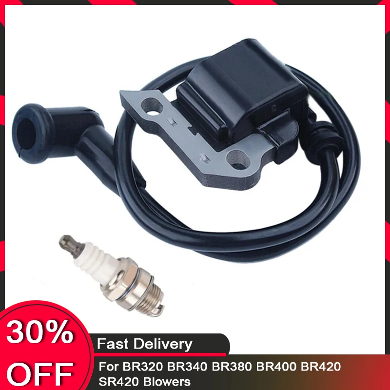 Ignition Coil & Igniter Set for BR320 BR340 BR380 BR400 BR420 SR420 Blowers