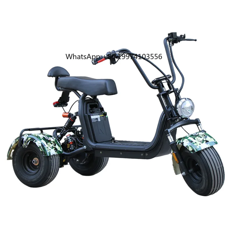 

Electric motorcycle three-wheeled Harley car adult lithium battery electric vehicle golf cart off-road vehicle factory direct sa