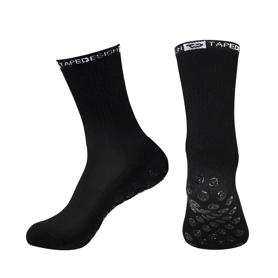 4 Paar Fußballsocken für Herren und Damen, Sportsocken mit rutschfester Silikonunterseite, für Fußball, Outdoor-Sport, Laufen, Radfahren, Grip-Socken – Detail 7