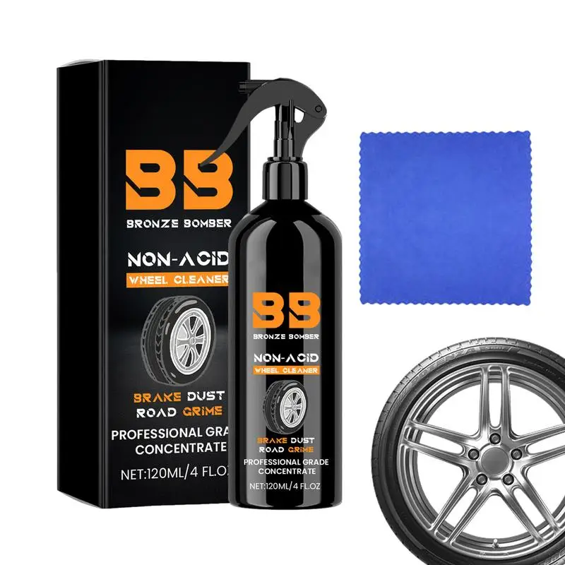 

Wheel Shine For Car Tires 120ml Mild Tire Protectant For Car Effective Tire Maintenance Supplies With Cloth For Vehicle Tire