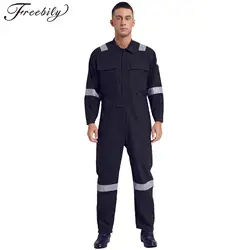 Men Work Overall Uniform Women Working Coveralls Welding Suit Car Repair Workshop Mechanic Clothes Repairman Workwear