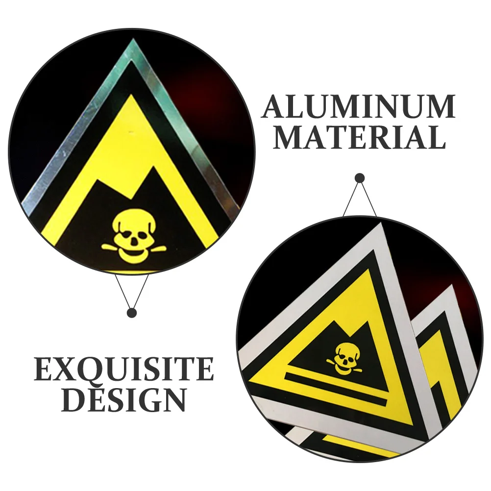 خطر النفايات علامة معدنية تحذير مؤشر السلامة للاستخدام الداخلي في الهواء الطلق الحذر علامة الأمن السامة علامة السلامة المرورية