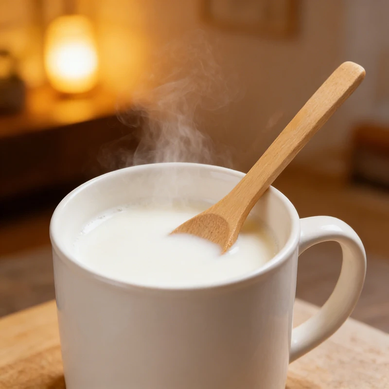 

2PCS Bamboo Long Handle Spoon Flatware Coffee Honey Ice Cream Tea Kitchen Gadget