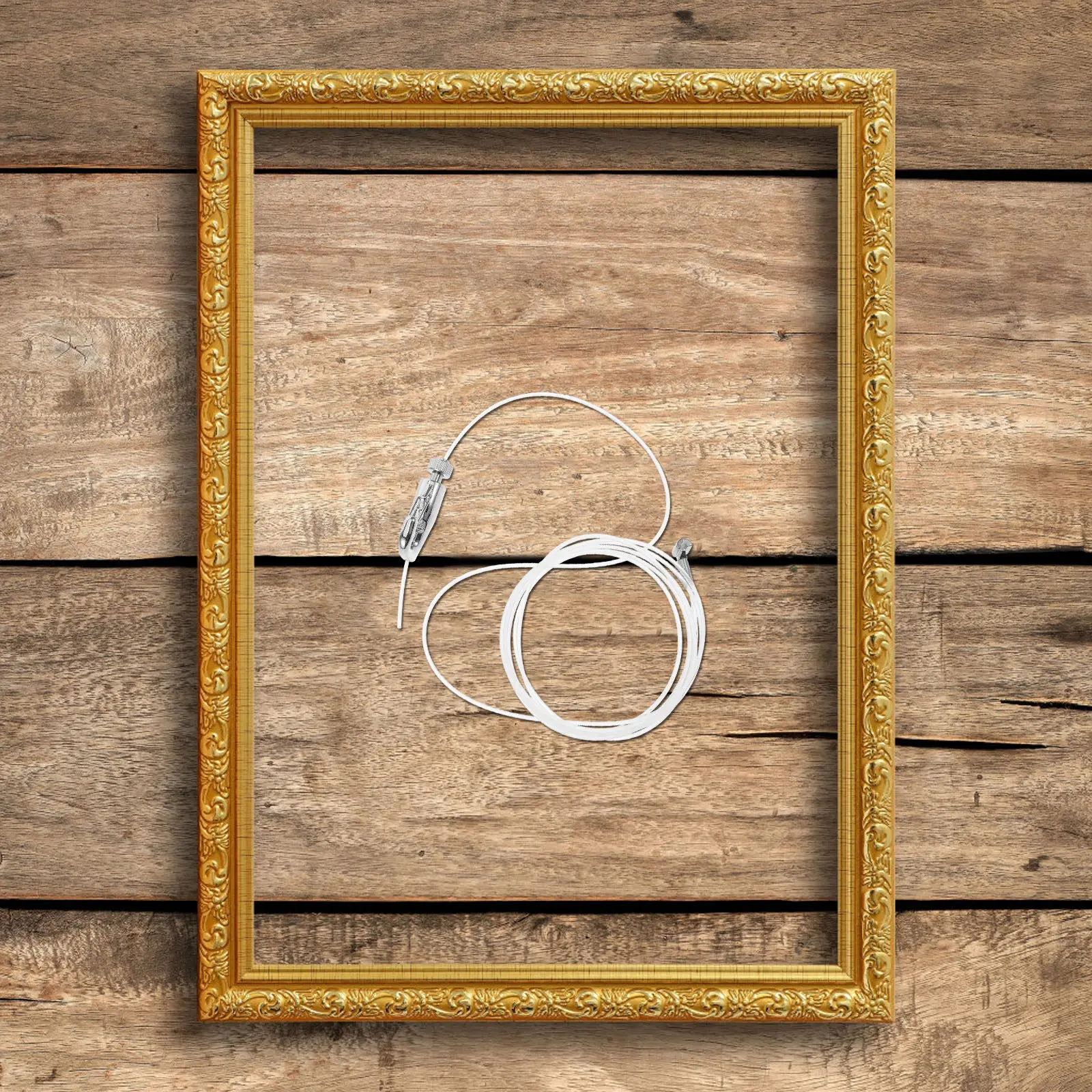 Heavy Duty Stainless Steel Picture Hanging Wire Rope for Photo Frames Paintings Mirrors Indoor Outdoor Use Display Hanger Kit