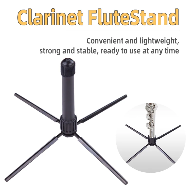 Portable Foldable Flute Storage Stand, Universal Flute Holder, Musical Instrument Accessories, Instrument Display Stand, Storage Case