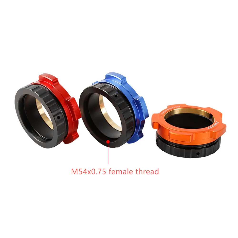 

Коаксиальный замок M54 «мама» на 2 дюйма с латунным компрессионным внутренним кольцом, астрономические аксессуары