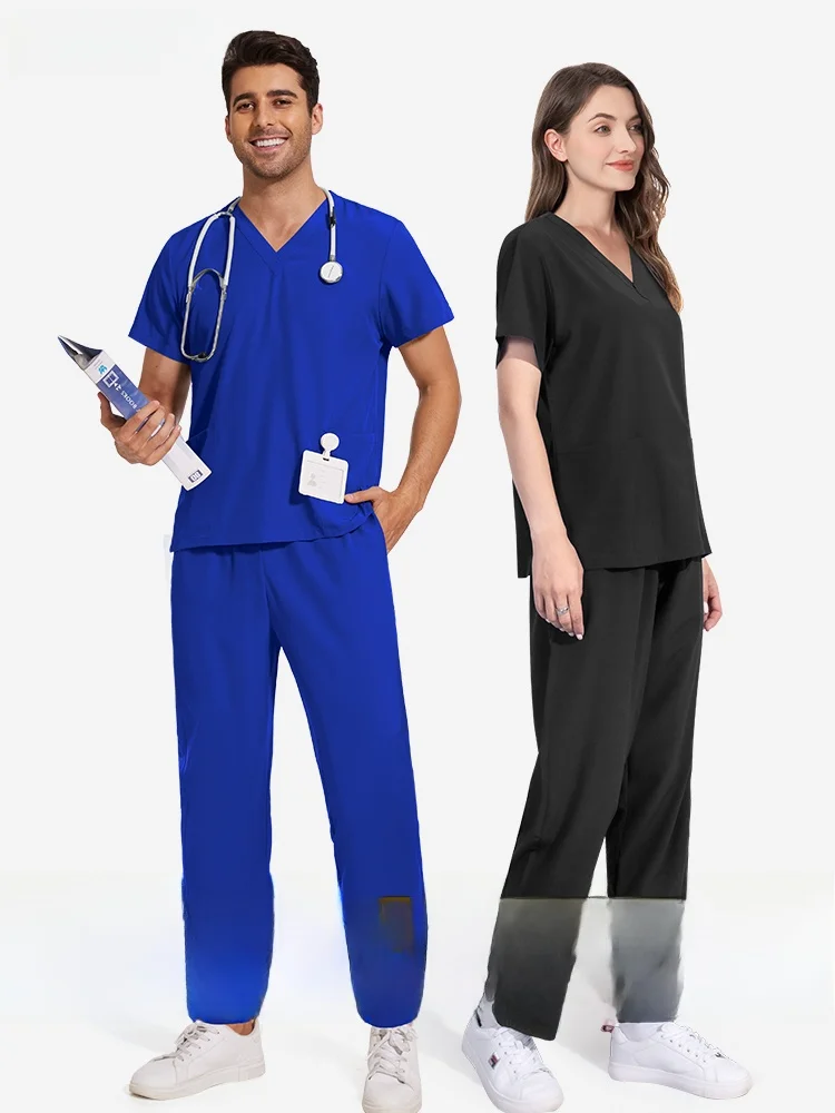 

Qui Dry Nurse orm Set Отдельный дизайн для мужчин и женщин с вышивкой логотипа Полиэстер Материал Удобная рабочая одежда