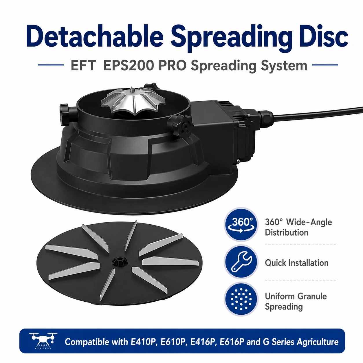 New EFT Spreader EPS200 pro Spreading System for E410P E610P E416P E616P and G Series Agriculture