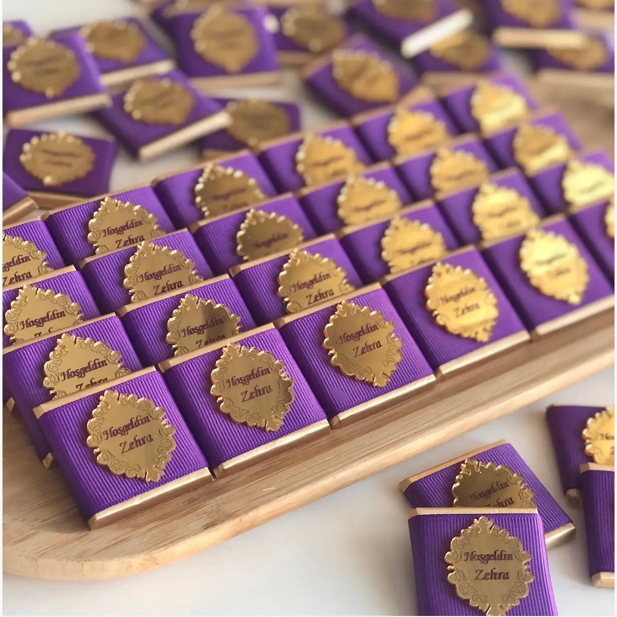Étiquettes de décoration de barre de chocolat personnalisées, décor de table de fête de mariage, nom personnalisé, baby shower, fournitures de