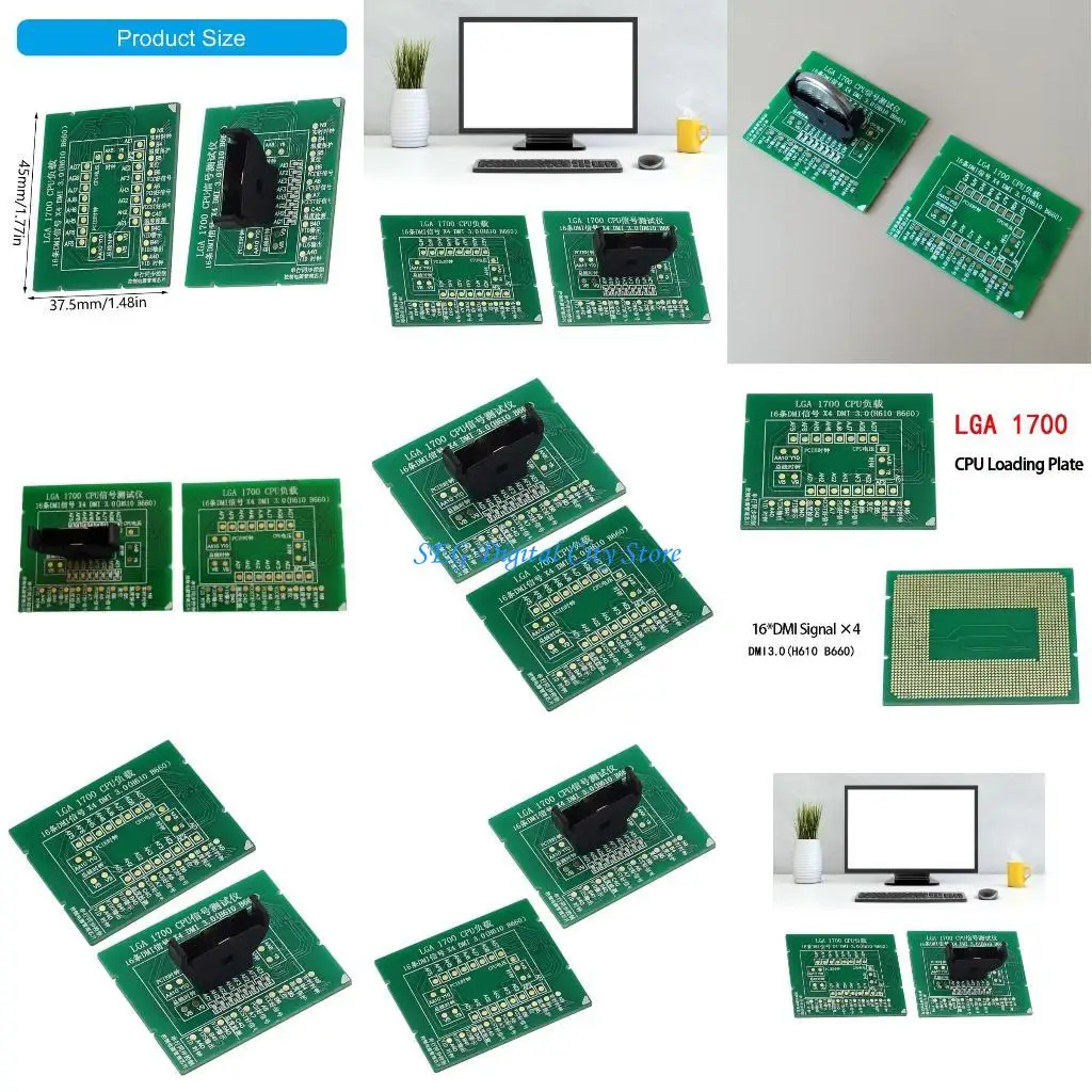 U75B LGA1700 Interfaccia CPU Madri schede prova della scheda caricamento della scheda caricamento Indicatore LED Tester