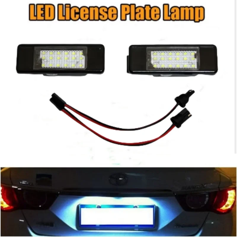 LED License Plate Light No Error For Porsche 987 981 Boxster Cayenne Cayman 997 911 Carrera Macan 95B 2014-2018 2019 2020