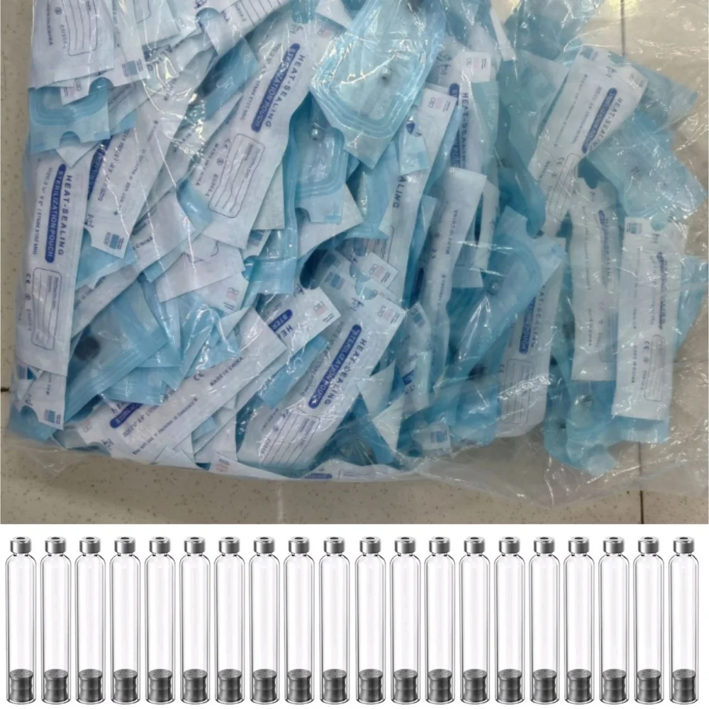 

100 шт., медицинские картриджи для инсулина, 3 мл, пустая кассетная бутылка для лилий, инъекционная ручка для инсулина, индивидуальная упаковка, эстетика