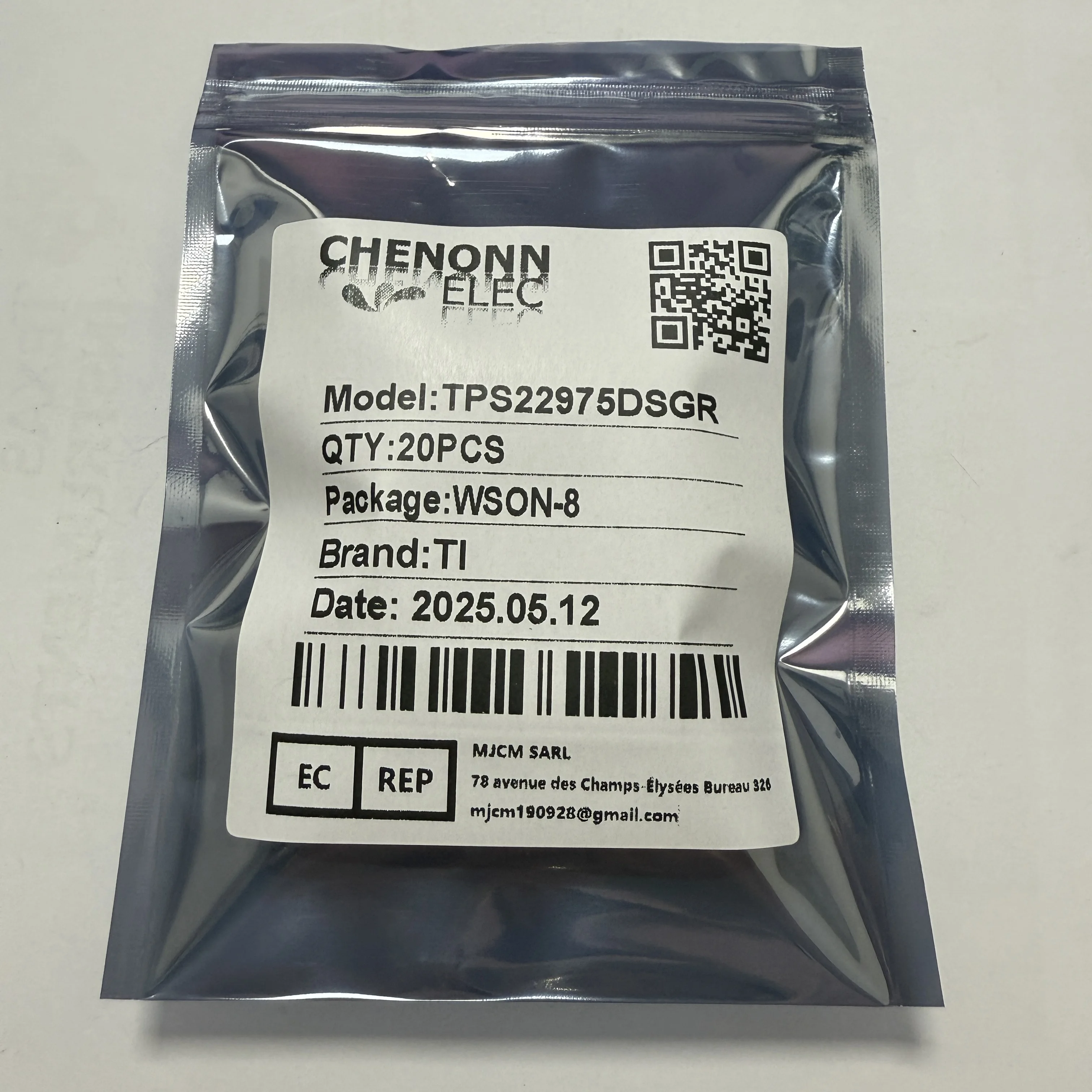 20 PZ/LOTTO TPS22975DSGR (PMIC)