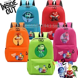 Disney Inside Out 2 borsa da scuola Cartoon Anime zaino adolescente stampato zaino libri per studenti zaino borse per bambini zaini