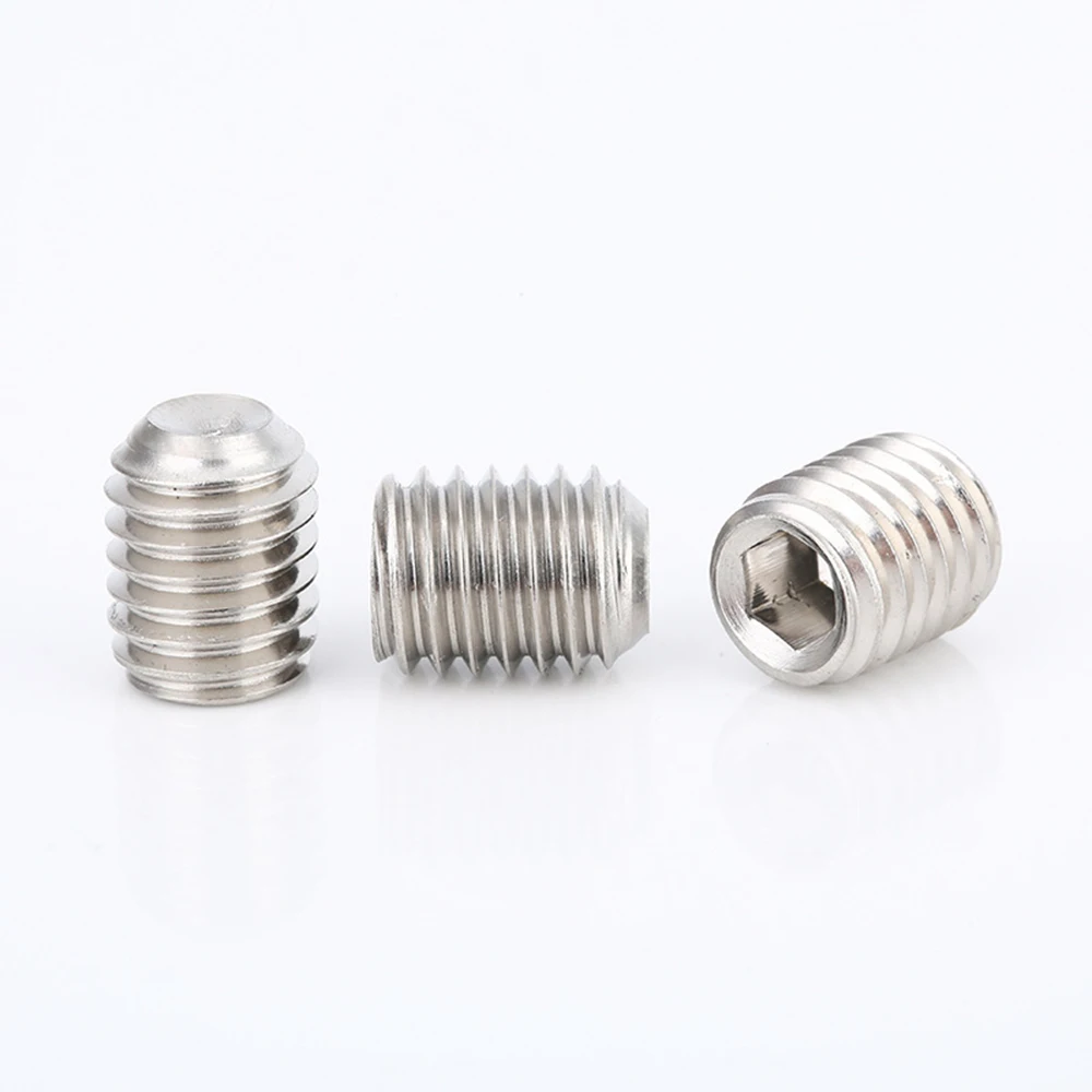 Weiyi DIN916 2#-56 4#-40 5#-40 6#-32 8#-32 UNC 1/8-40 5/32-32 3/16-24 BSW SUS304 A2 Stainless Steel Hex Socket Set Screws