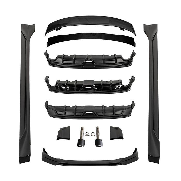 Car Modified Exterior Accessories Front Rear Bumper Lip Aprons Exhaust Tips Diffuser Spoiler Bumpers Body Kits For  Integra