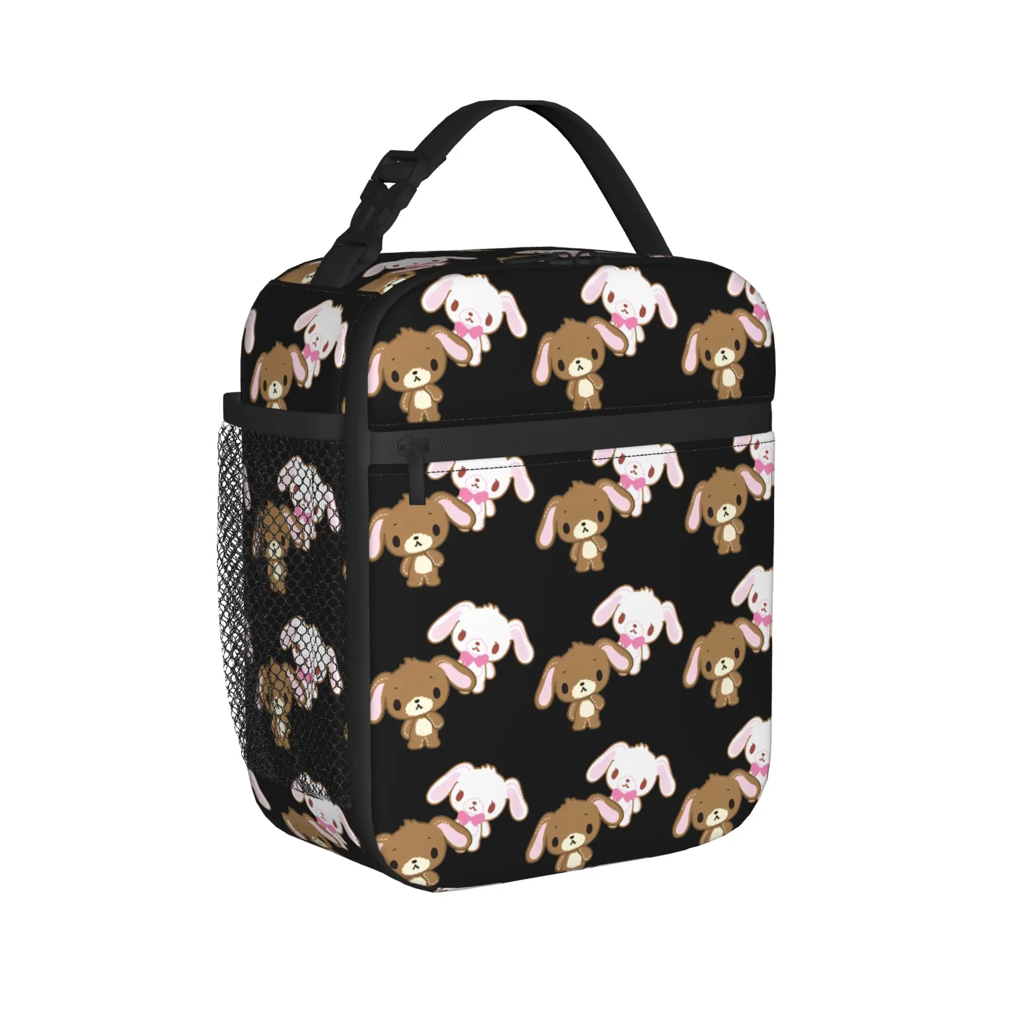 

Sugarbunnies Insulated Lunch Bags Portable Kawaii Cartoon Meal Container Cooler Bag Lunch Box Tote College Outdoor Men Women