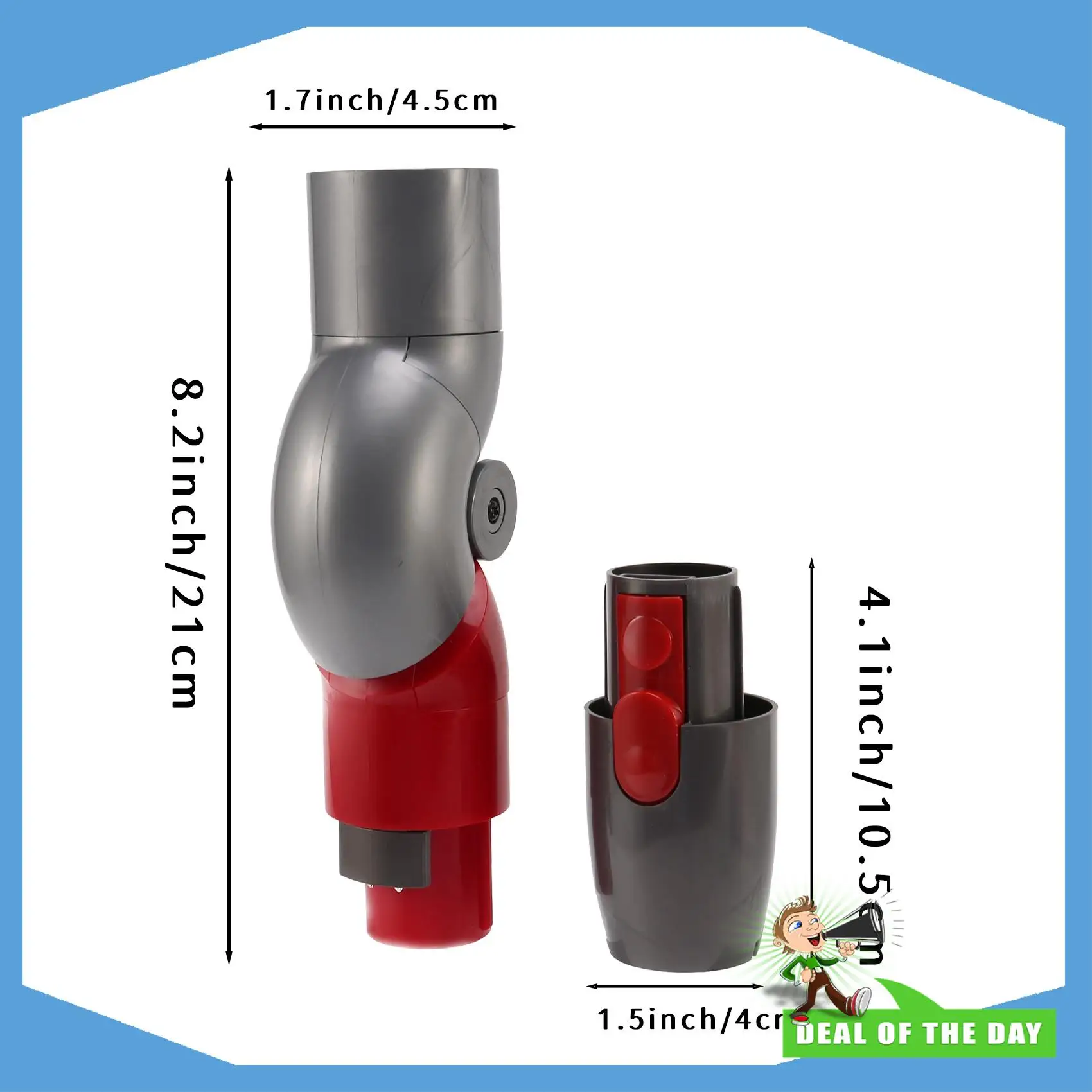 24-Hour Delivery For Dyson V7 V8 V10 V11 Quick Release Top Adaptor Tool Bottom Adapter 967762-01 Replacement Accessories