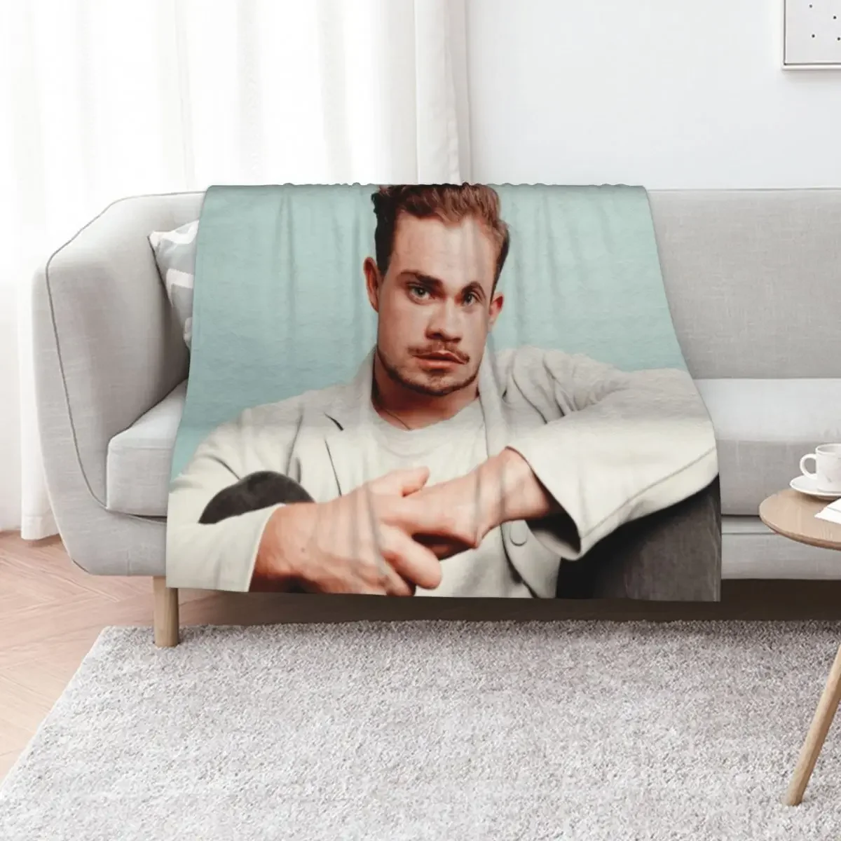 

dacre montgomery Throw Blanket Decorative Throw For Sofa Thin Designers Bed covers Blankets
