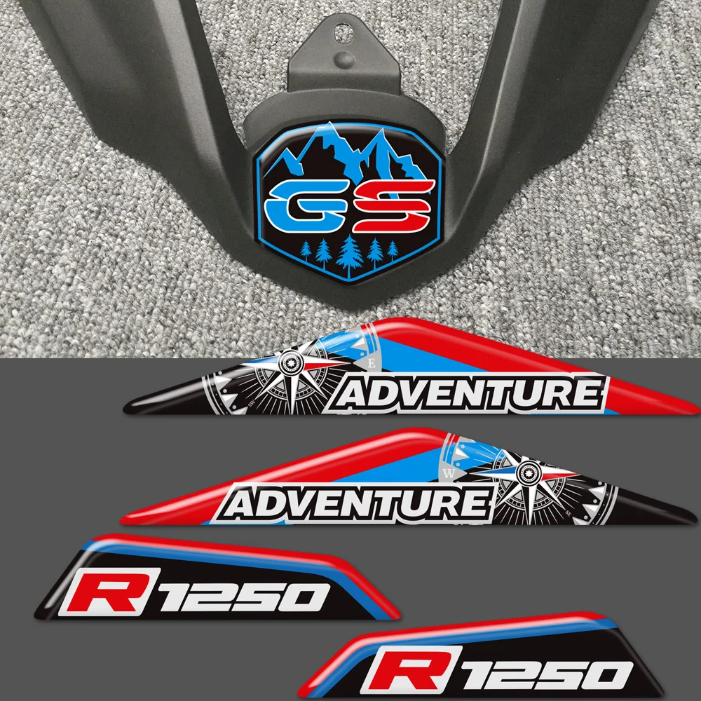 Autocollants de carénage avant pour moto, décalcomanie Adventure, coque de carrosserie, BMW R1250GS R 1250 GS ADV GSA