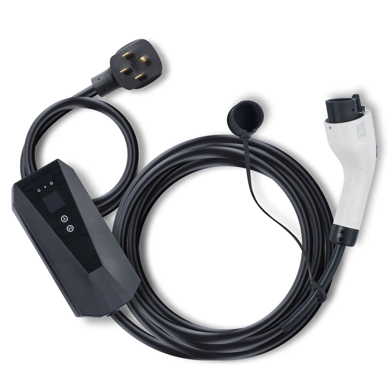 Level 2 Portable EV Charger, 32 Amp 240V, Electric Vehicle Charger with 28 Ft Charging Cable NEMA 14-50P Plug, 16/20/24/32A
