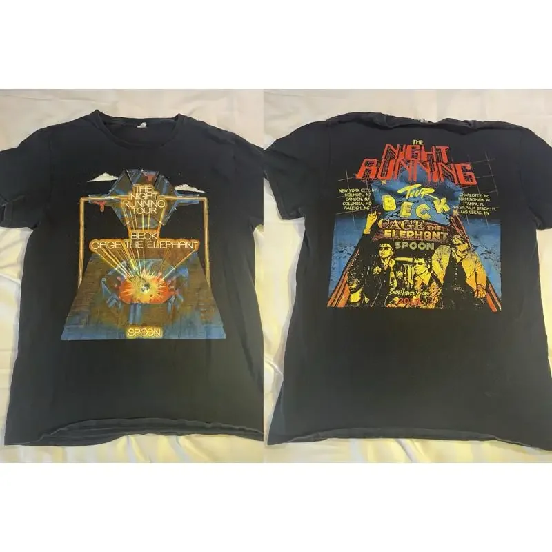 The Night Running Tour T Shirt 2019 Beck Cage Elephant Spoon