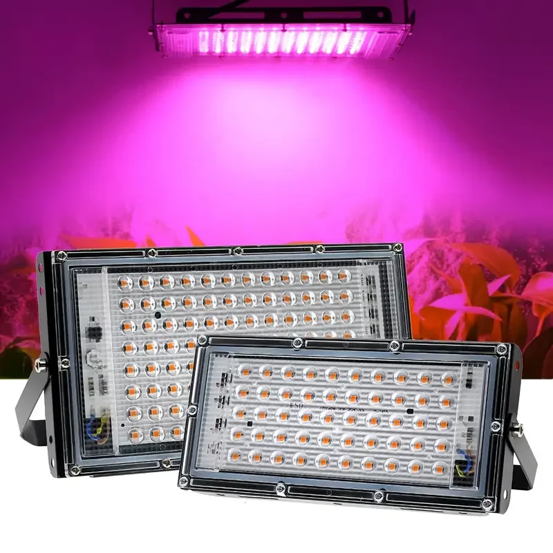 

50W 100W 200W 300W Lamp For Plants Ac 220V Full Spectrum Led Grow Light Indoor Uv Plant Light For Greenhouse Tent Plant Floodlig