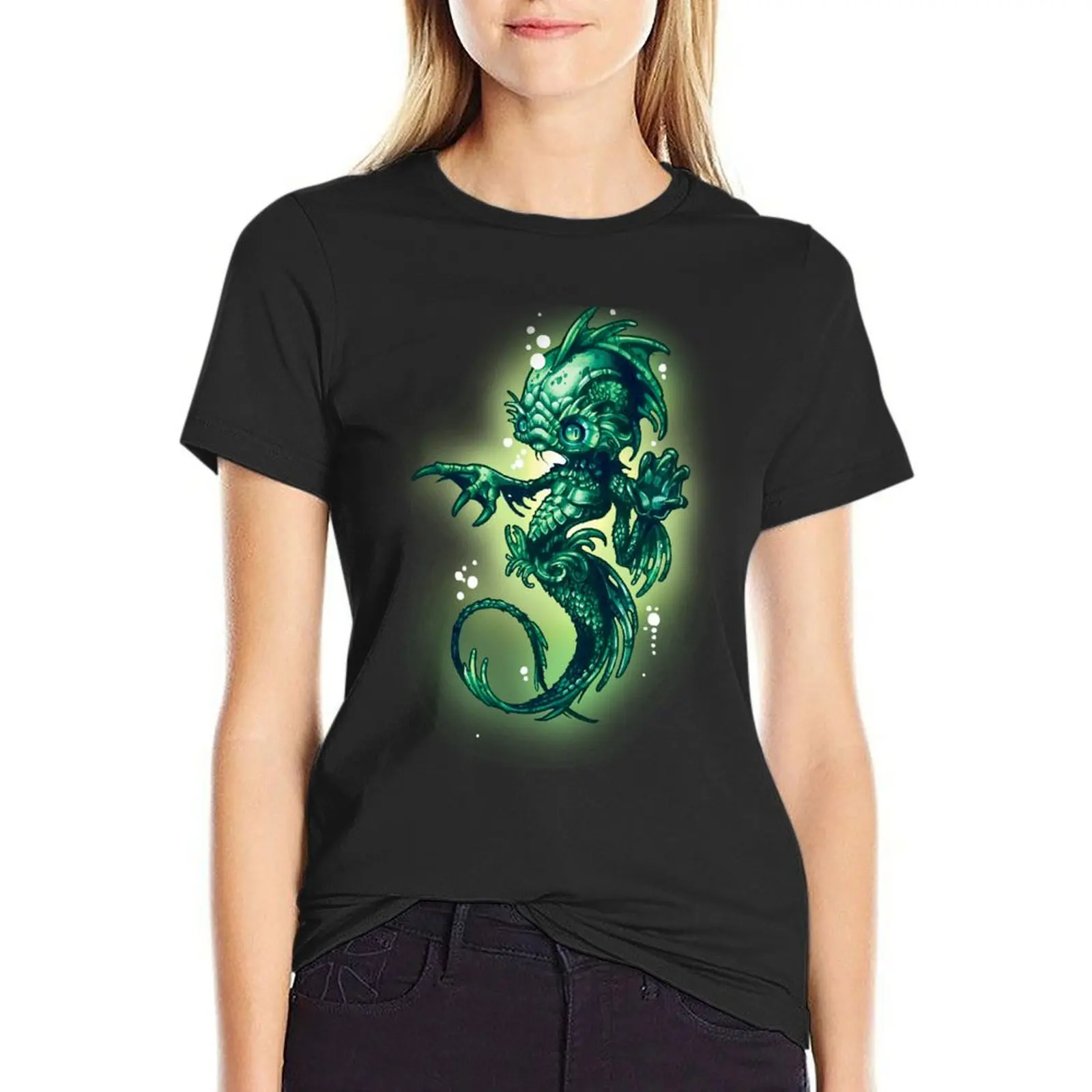 Creature from the Black Lagoon T-Shirt tops sublime funny t shirts for Women graphic