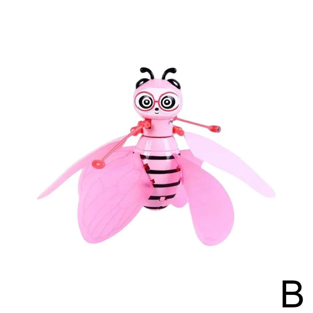 

Hand Induction Flying Honeybee Dolls Portable Interactive Inductions Gesture Control Toy Multi-function Infrared Honeybee Toys
