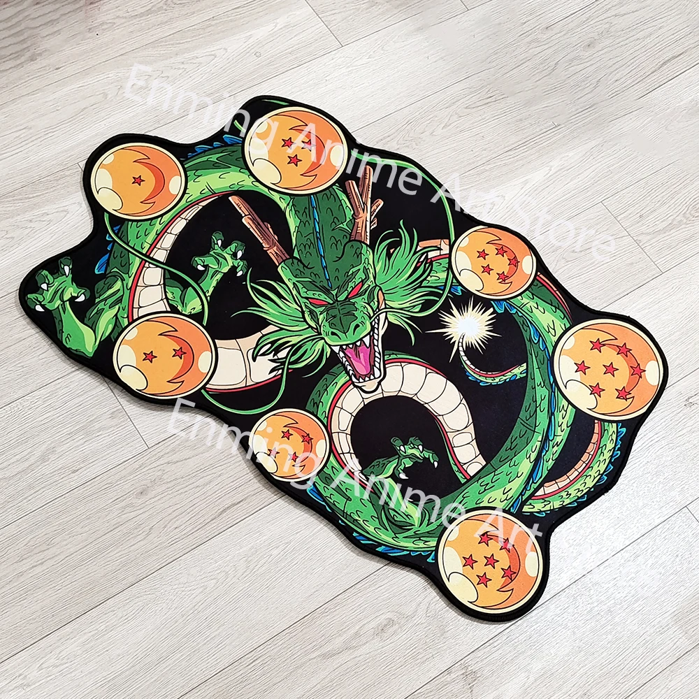 Необычные коврики в стиле аниме Dragon Ball Z Wishing Dragon Goku Super Saiyan 4, ковер на заказ, ковер ручной работы для домашнего декора