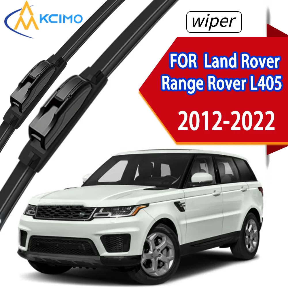 

2Pcs front windshield wipers for Land Rover Range Rover L405, made of top-grade natural rubber for quiet, clear wiping