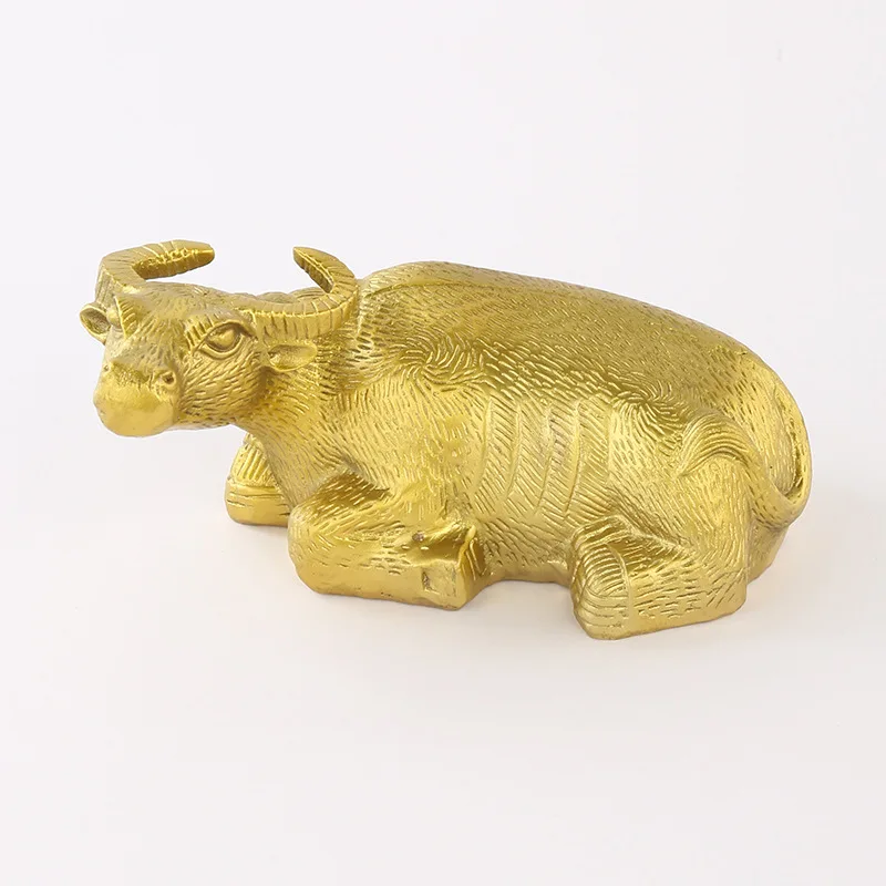 Brass Zodiac Ox Child Ox Home Decoration Copper Ox Craft Ornament