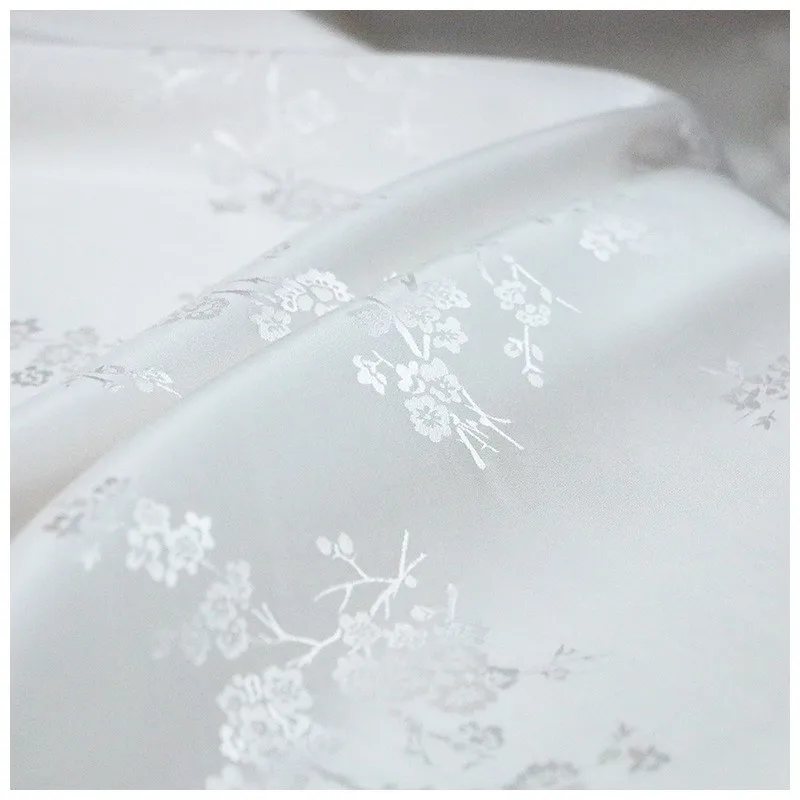 Silk jacquard satin fabric traditional Hanfu and cheongsam clothing designer Spring new product
