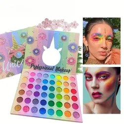 48 Colors Cartoon Eyeshadow Palette Pearlescent Matte Glitter Sequin Stage Makeup COS Makeup Palette Large Pan Eyeshadow Makeups