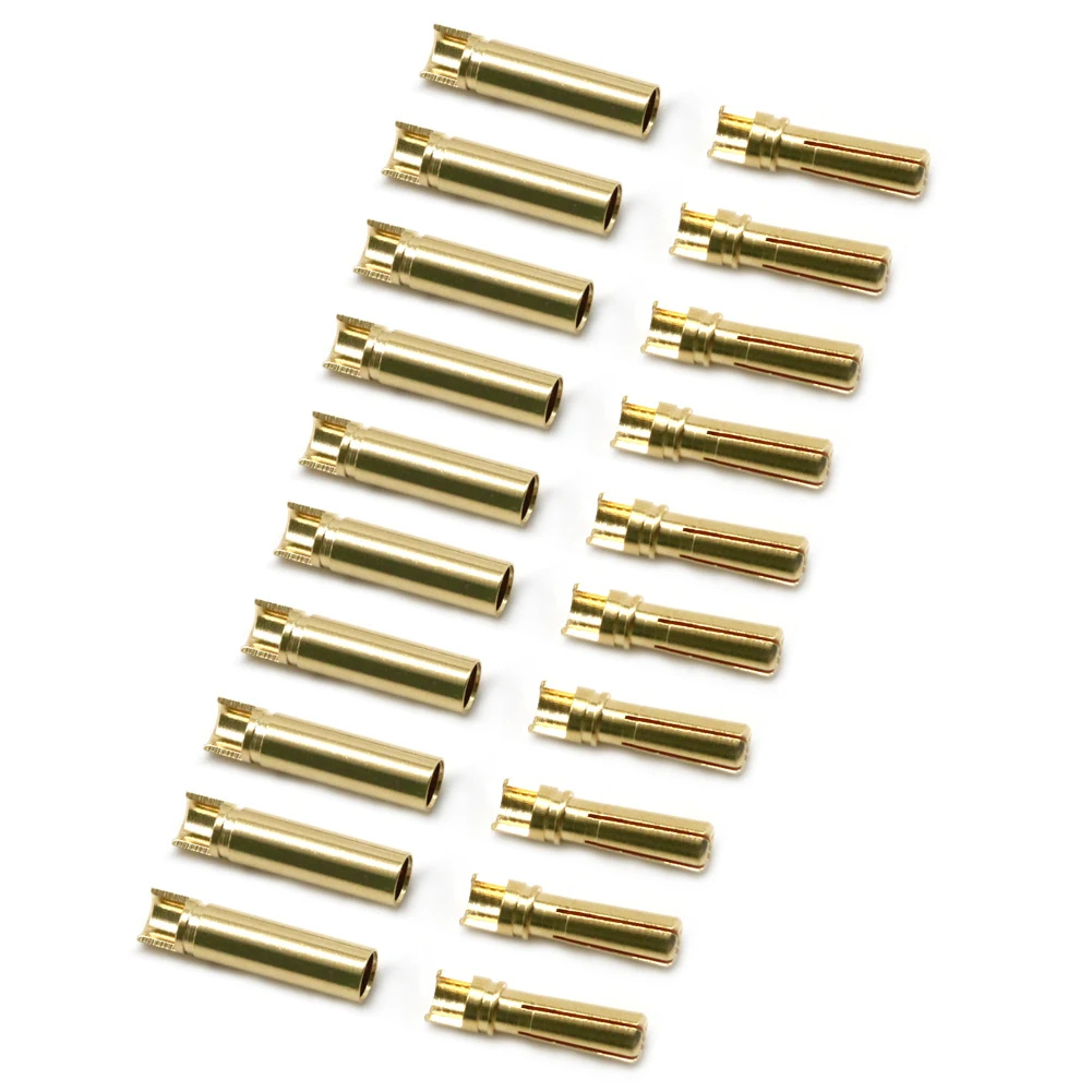 10 / 20 / 50 /100 pair Amass 3.5mm Banana Plug Male Female Connector Gold Plated for Rc Battery Rc Motor ESC Rc Accessories