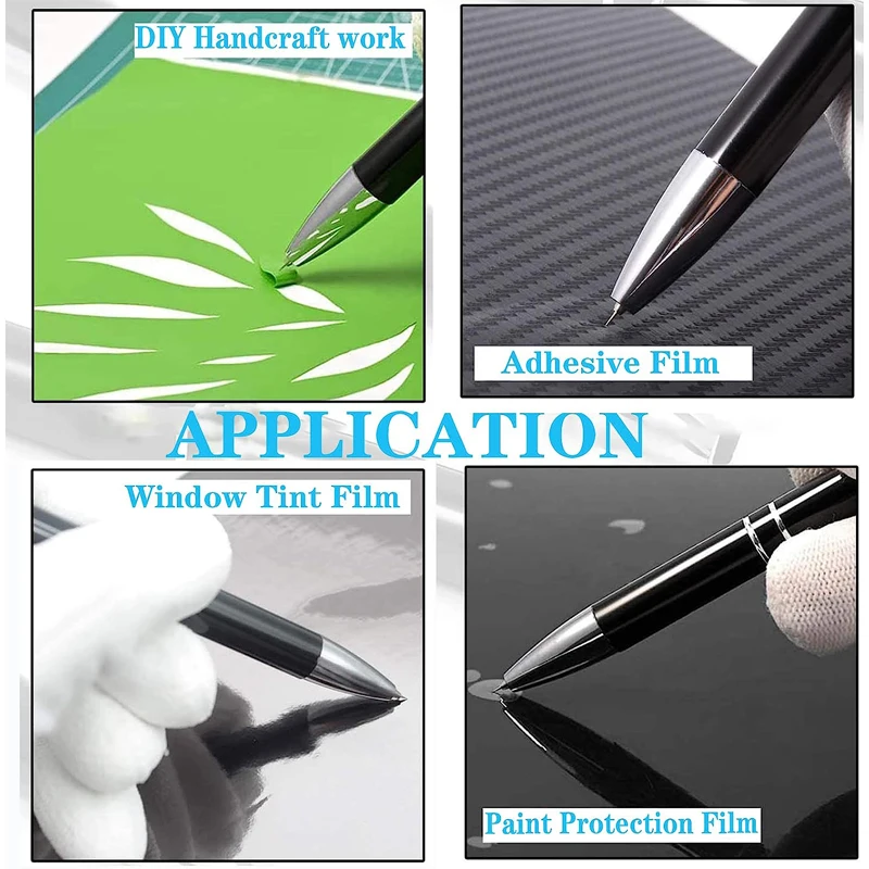 Car Film Foil Exhaust Pen Air Release Pin Pen Weeding Tool Vinyl Wrap Window Glass Car Tint Sticker Air Bubble Remover - view 3