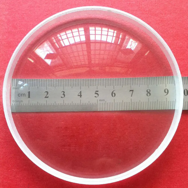 Double Concave Glass Lens 100mm Diameter Optical Glass Large Optics Focal Length -300mm Biconcave Lens