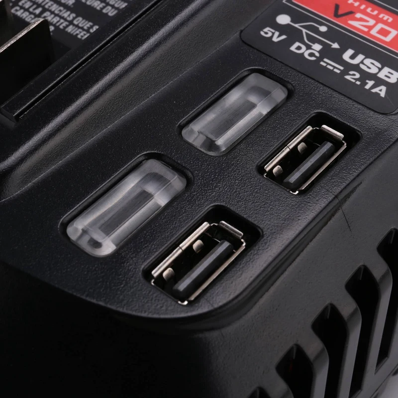 ل الحرفي 20 فولت 2A شاحن بطارية ليثيوم أيون CMCB102 قابلة للشحن أداة السلطة شاحن بطارية ليثيوم المزدوج USB