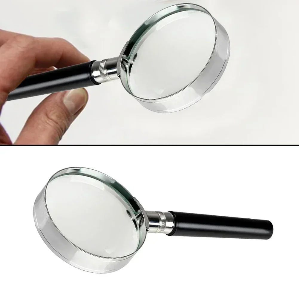 1pc Magnifying Glass Handheld For Tool For Home Office Travel Magnifier 75/90/100mm Reading Jewelry Loupe Spare Tools