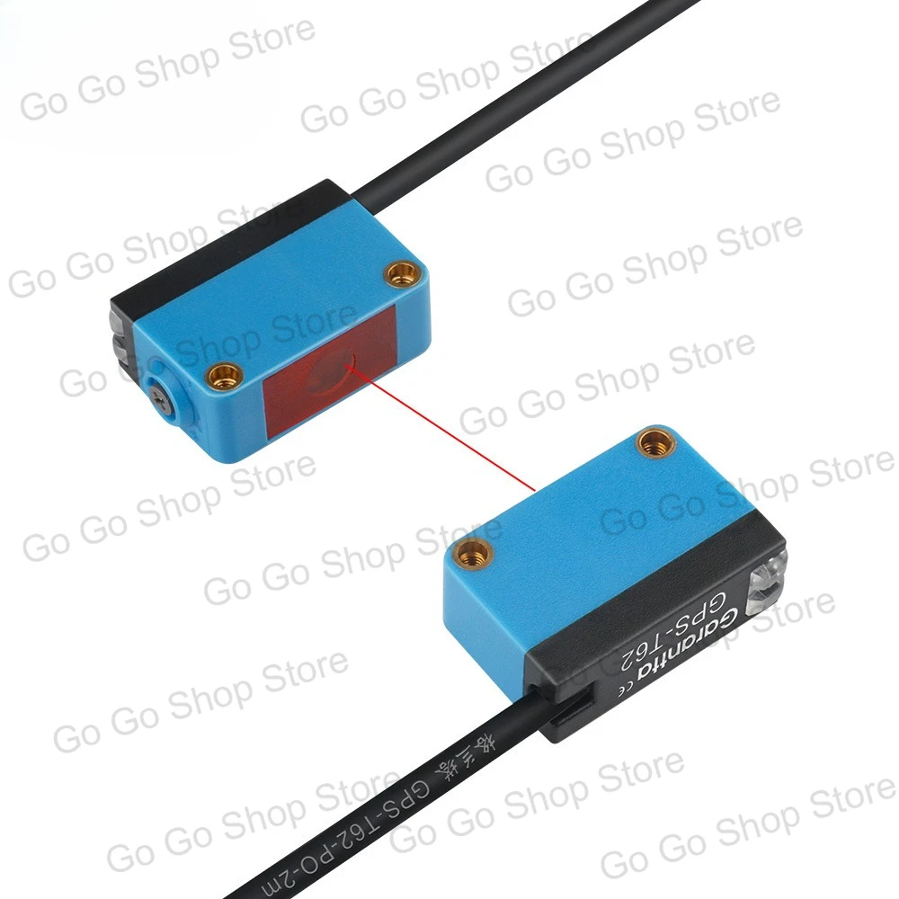 Square cross-radiation photoelectric sensor