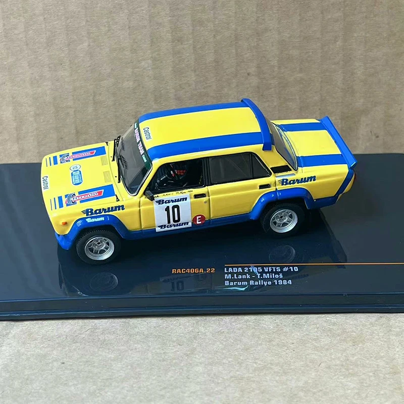 Diecast 1:43 Scale LADA 2105 VFTS #10 1984 Alloy Car Model Toy Collection Ornament Boys Toys