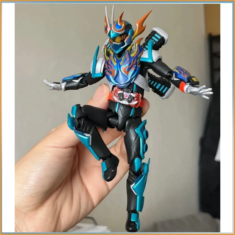 

In Stock Bandai Shf Kamen Rider Fire Gotchard Steamhopper Articulated Action Figure Model Toy Gift