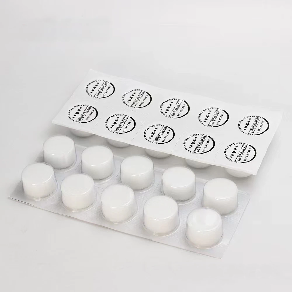 50pcs Square And Rotundity Tattoo Needle Cleaning Sponge Dip Foam Cup Rinse Caps Used for Cleaning the Tip of Tattoo Needles