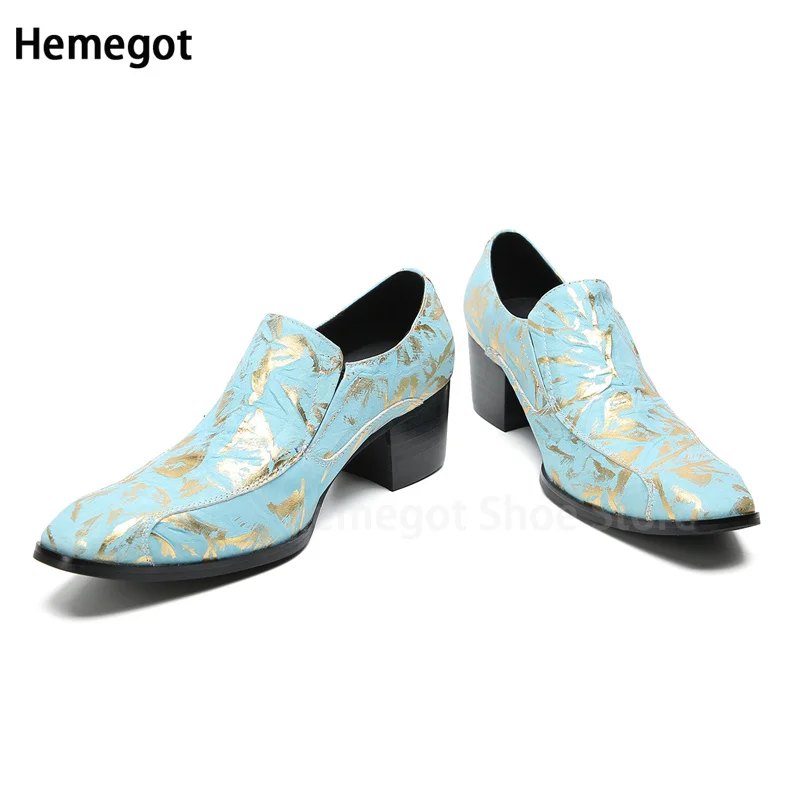 

Rose Red Light Green Graffiti Men's Leather Shoes Leather Men Shoes Slip-On Summer Comfortable Loafers Male Shoes Wedding Shoes